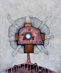 Monstrance lll.-pocta Mikoláši Medkovi 120x100